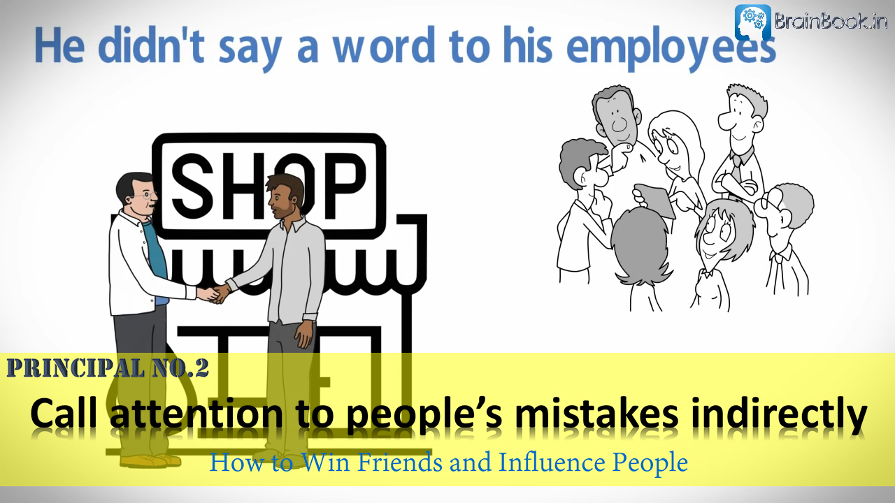 How to Criticize – and Not Be Hated for It - Call attention to people’s mistakes indirectly.